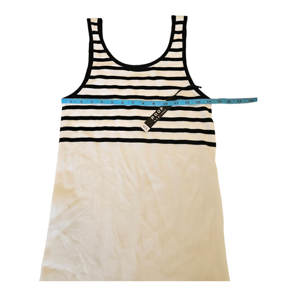 Poof New York Medium Sleeveless Striped Jumpsuit - Picture 6 of 7